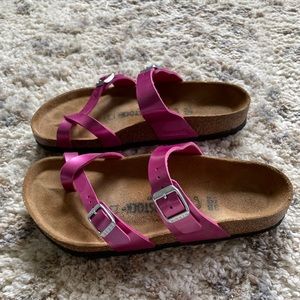 Birkenstock Mayari Hot Pink Patent leather Sz 38